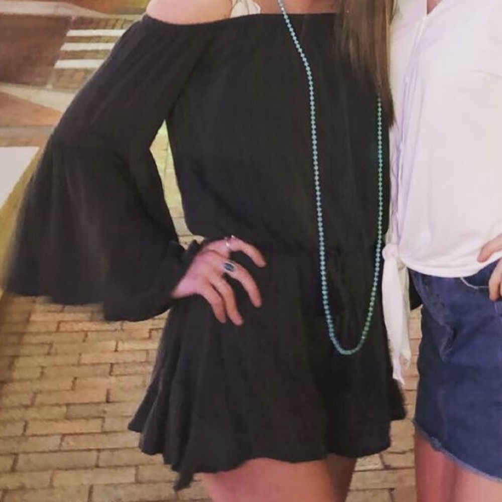 Gray romper